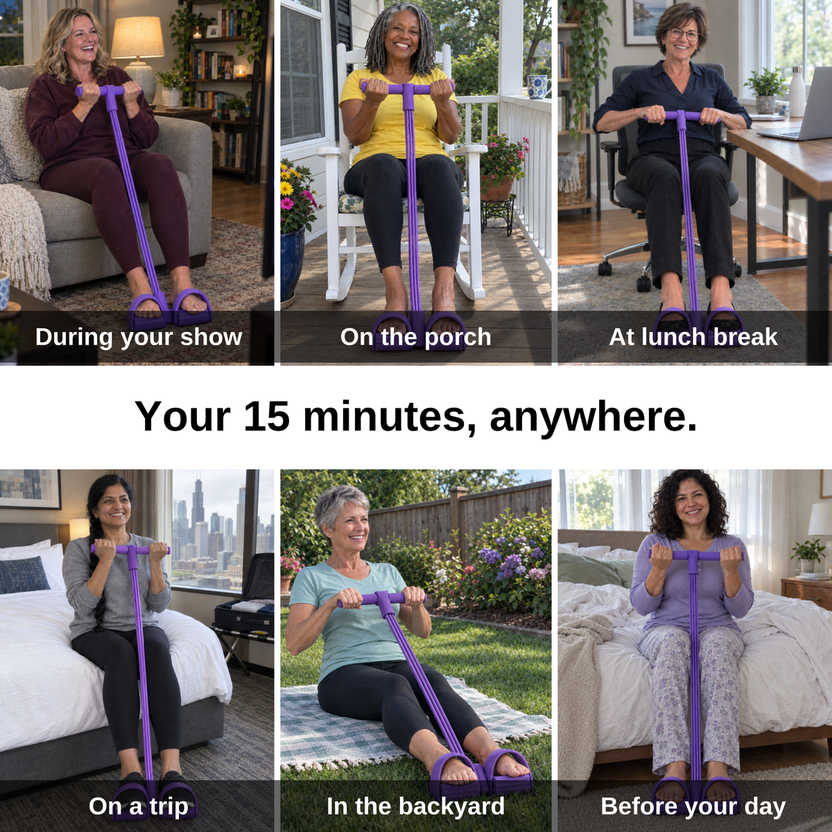Your 15 minutes, anywhere