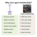 Why not a gym membership?