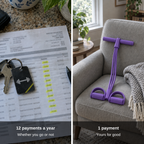 12 payments a year vs 1 payment