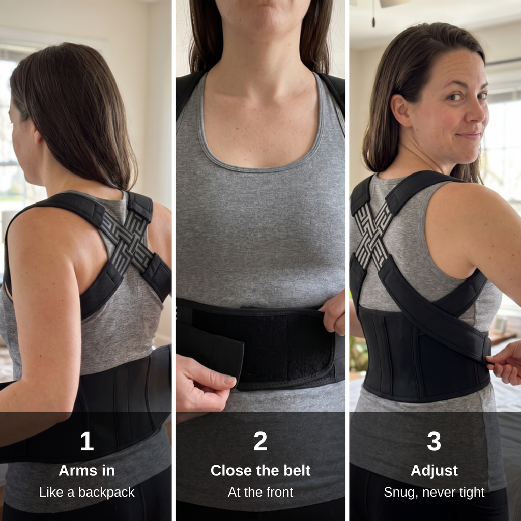 How to put it on in 3 steps