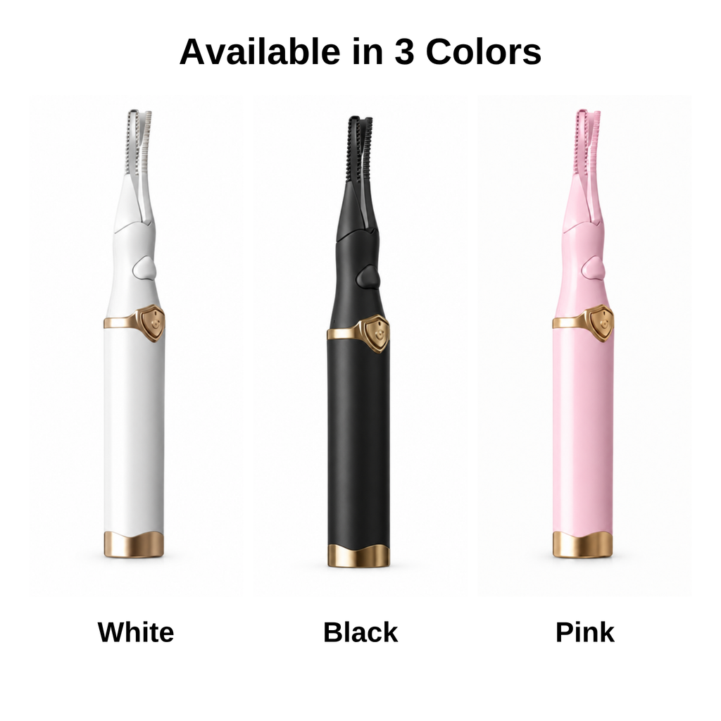 Instant Lash Lift Curler available in White, Black and Pink
