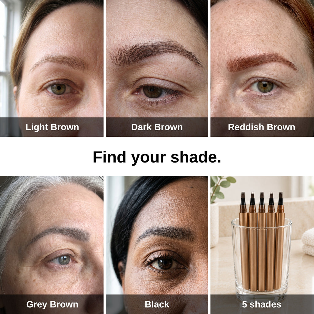 Find your shade: five eyebrow pen shades