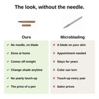 The look of microblading without the needle