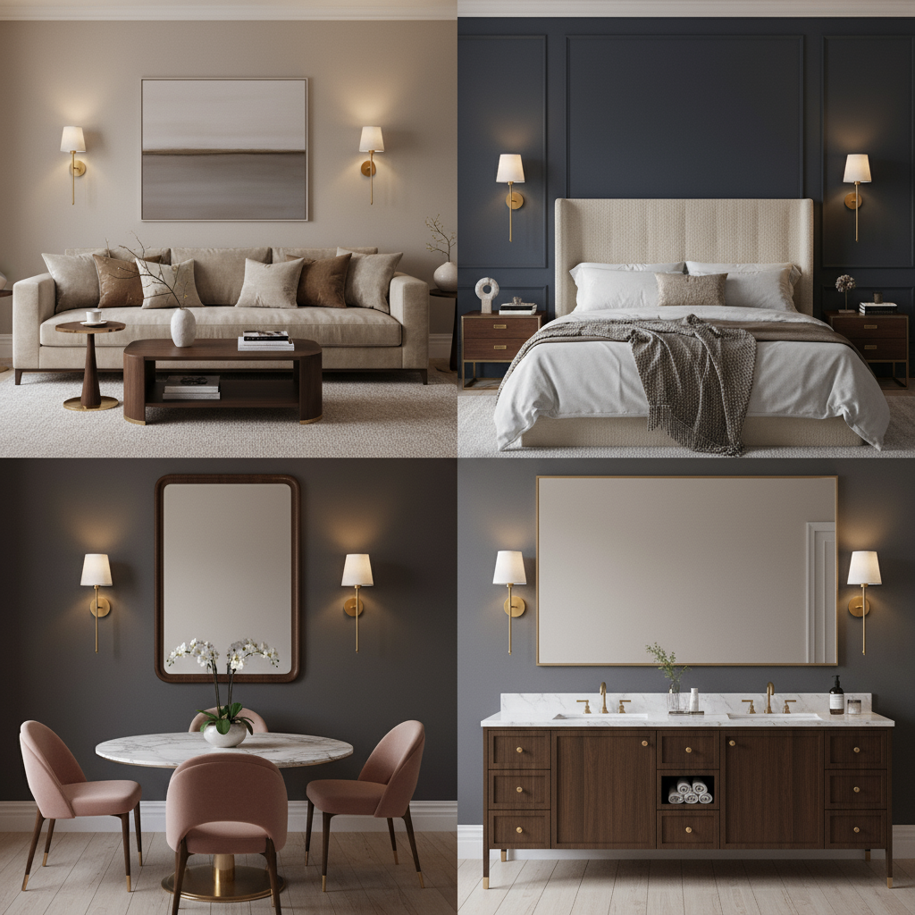 Trådlösa vägglampetter | Förvandla ditt rum med mjuk belysning - inga sladdar, inget krångel (Set om 2)