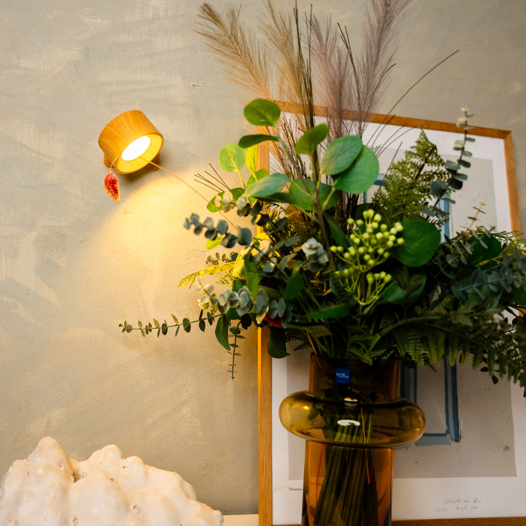 Candeeiro de Parede Sem Fios | Crie uma atmosfera elegante em qualquer lugar em segundos — sem fios, sem necessidade de ferramentas