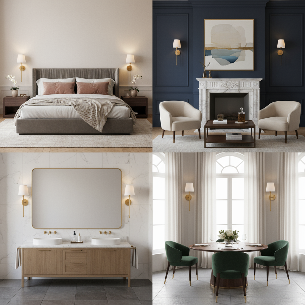 Trådlösa vägglampetter | Förvandla ditt rum med mjuk belysning - inga sladdar, inget krångel (Set om 2)