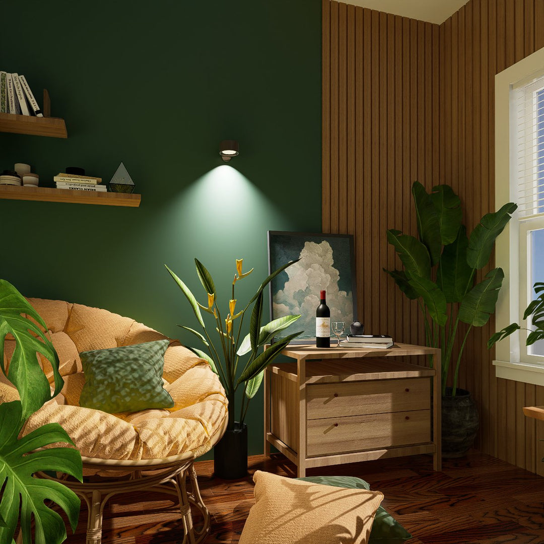 Candeeiro de Parede Sem Fios | Crie uma atmosfera elegante em qualquer lugar em segundos — sem fios, sem necessidade de ferramentas