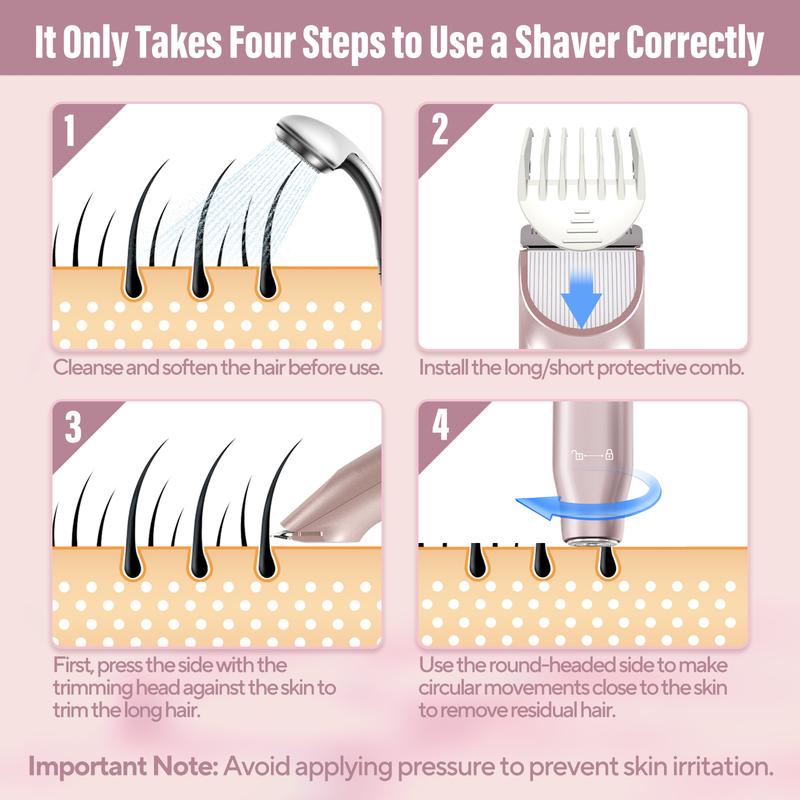 2-in-1 Electric Bikini Trimmer