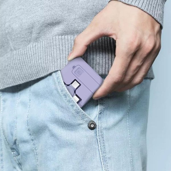 Câble de charge rétractable 3-en-1 | Chargez vos appareils en déplacement