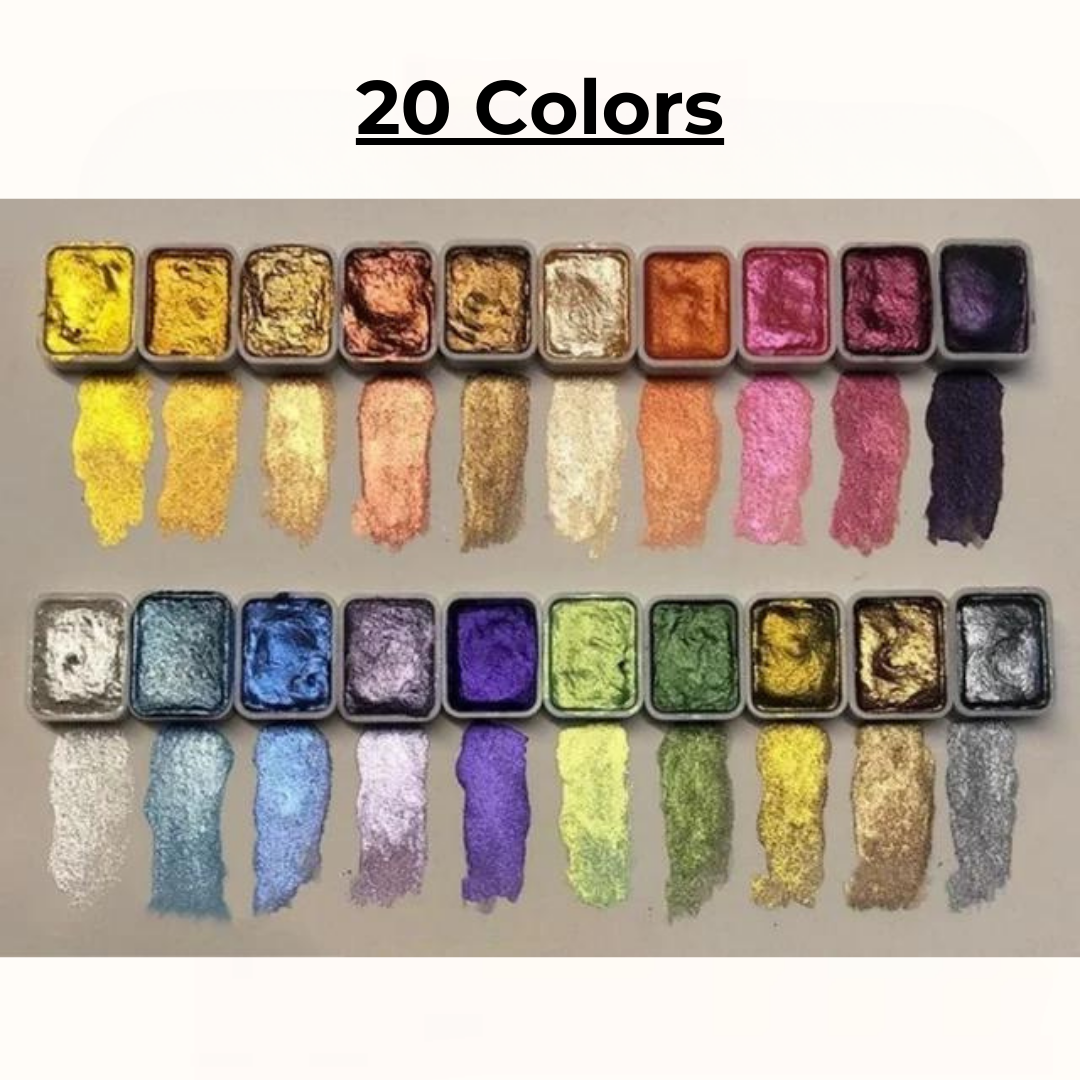 Pearlized Watercolor Set