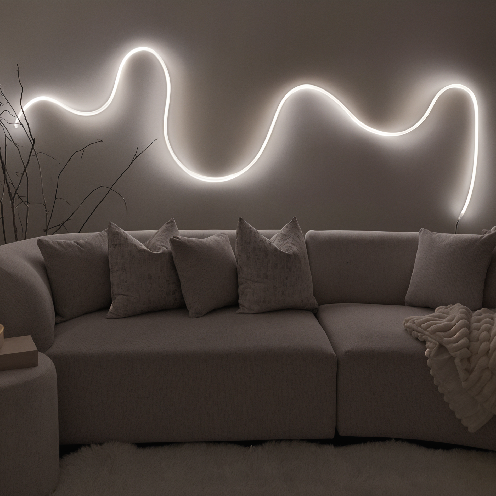 Slimme zelfklevende LED-strip | Creëer de perfecte nachtelijke sfeer voor je huis — plak, zet aan en verander van kleur