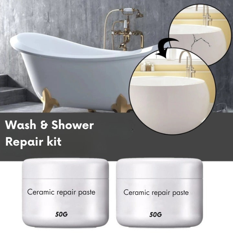 Minoreset keramický obnovovač | Snadno obnovte odštípnuté dlaždice nebo dřezy, aby vypadaly jako nové