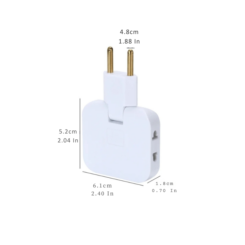 Universal strömlist | Ladda flera enheter kompakt i trånga utrymmen