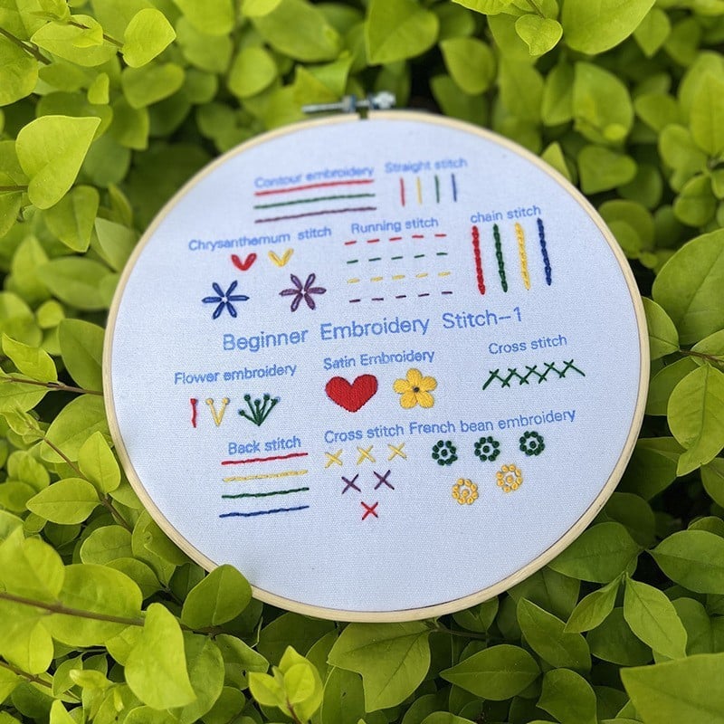 Zestaw do haftu dla początkujących | Opanuj haft łatwo i stwórz piękną ręcznie wykonaną sztukę