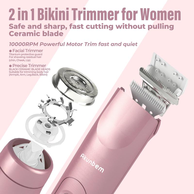 2-in-1 Electric Bikini Trimmer