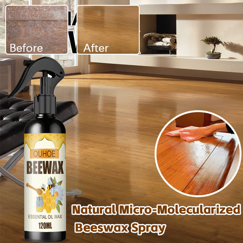 Natural Beeswax Spray | Restore wood and leather with instant natural shine