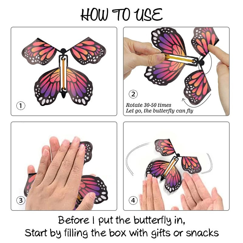 【UTOLSÓ NAPI AKCIÓ】Repülő Pillangók Meglepetés Ajándékdoboz