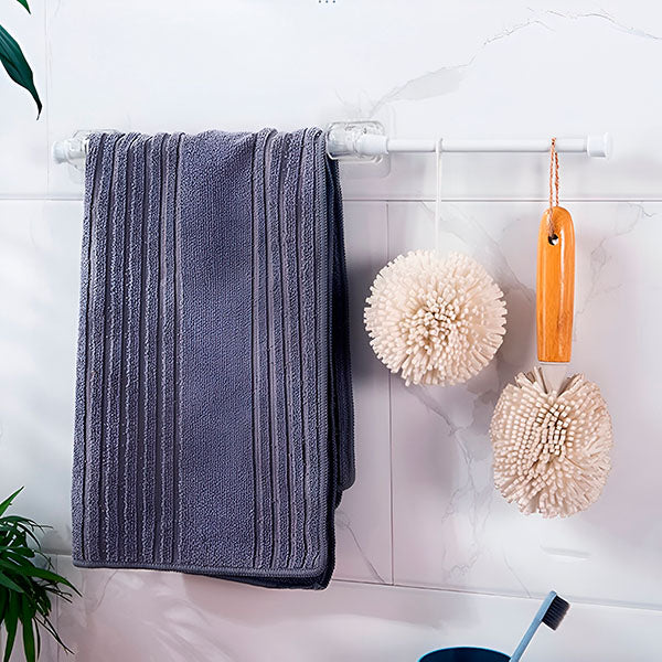 Univerzální úložné háčky | Zavěste oblečení nebo závěsy bez vrtání děr do zdí (4 háčky v balení)