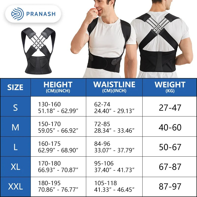 Korektor držení těla pro muže i ženy | Zlepšete své držení těla pod oblečením a držte hlavu vztyčenou