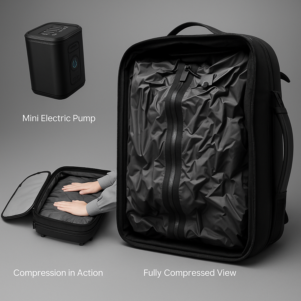 Compact Travel Backpack | Pack 5 days of clothes in comfort and style