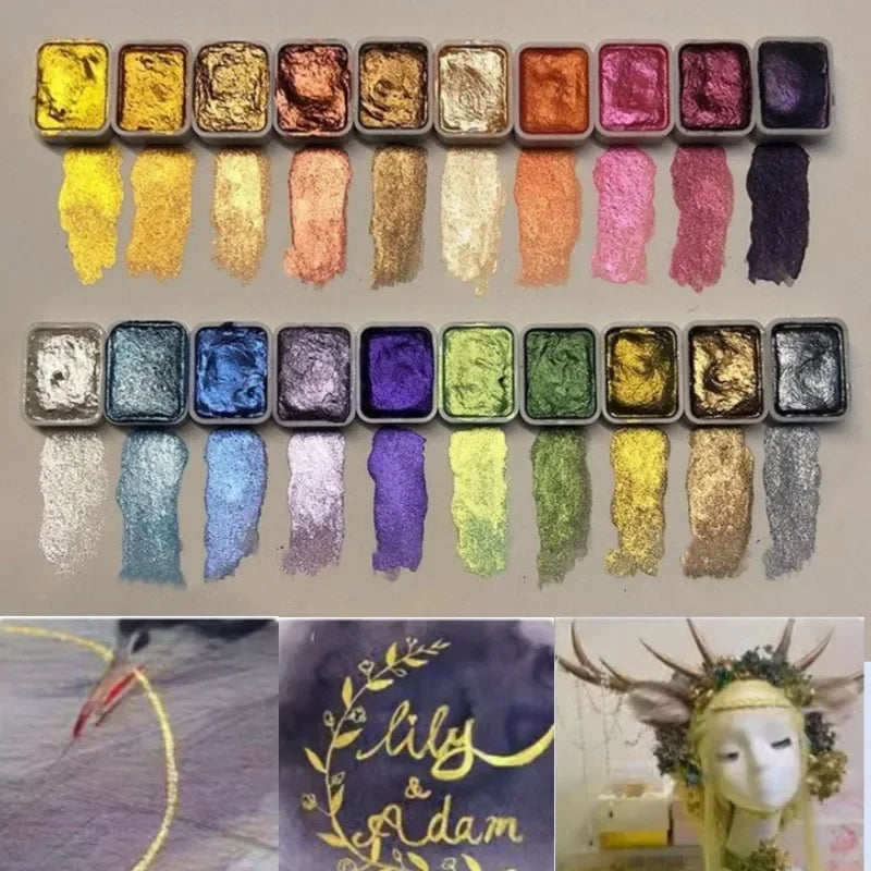 Pearlized Watercolor Set