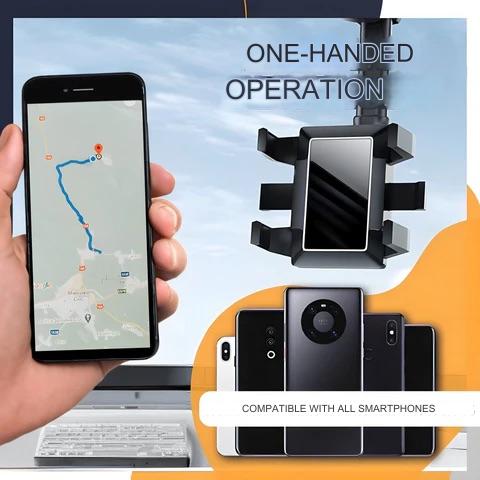 Suporte de telemóvel para carro rotativo e extensível