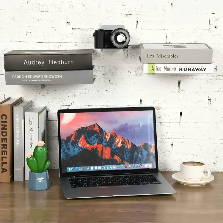 Mensola Invisibile Galleggiante | Sorprendi i tuoi ospiti con libri che sembrano fluttuare sul muro