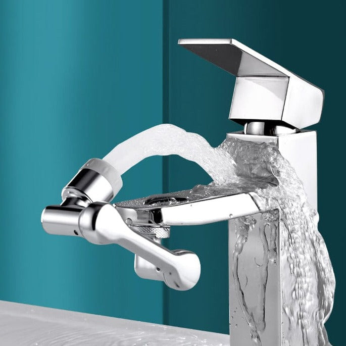 Przedłużacz kranu obracany o 1080° | Kieruj wodę dokładnie tam, gdzie jej potrzebujesz, z łatwością