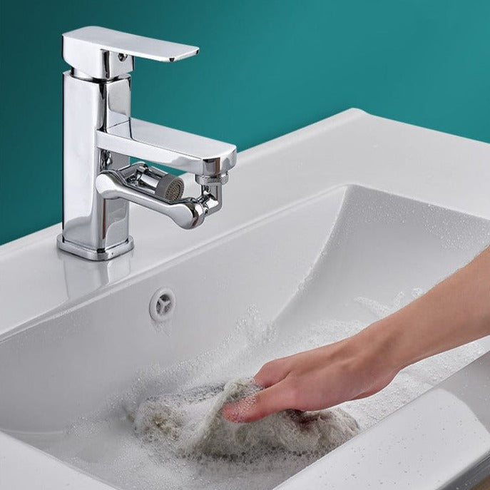 Przedłużacz kranu obracany o 1080° | Kieruj wodę dokładnie tam, gdzie jej potrzebujesz, z łatwością