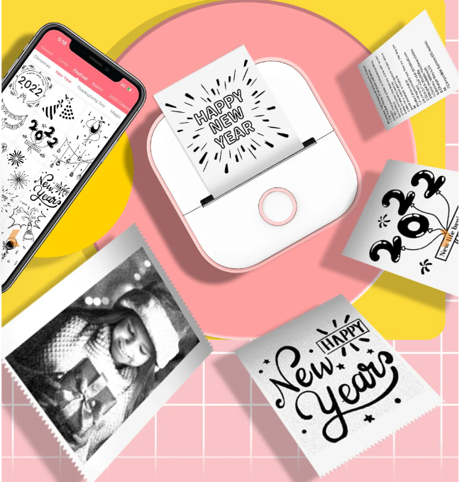 【SISTA DAGEN REA】Mini Skrivare™ - Skrivaren som inte behöver bläck! (9 rullar inkluderade)