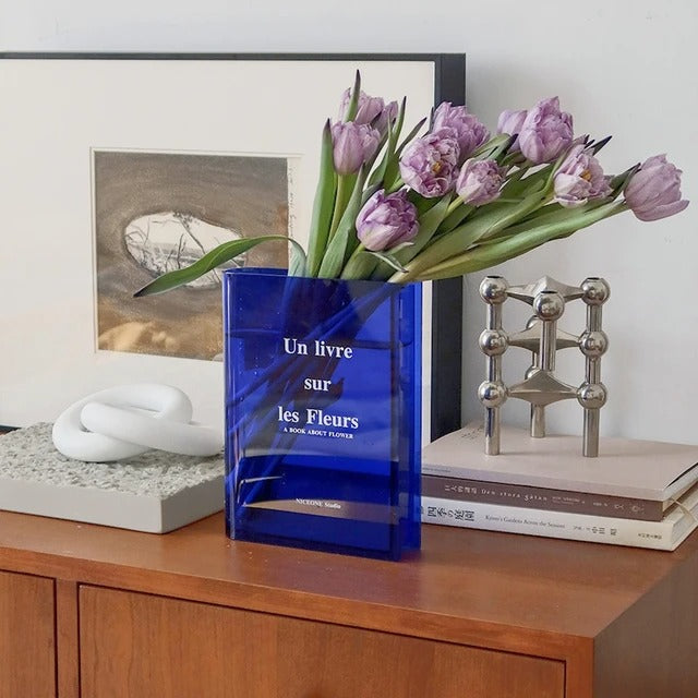 【LETZTER TAG VERKAUF】Ein Buch über Blumen - Buchvase