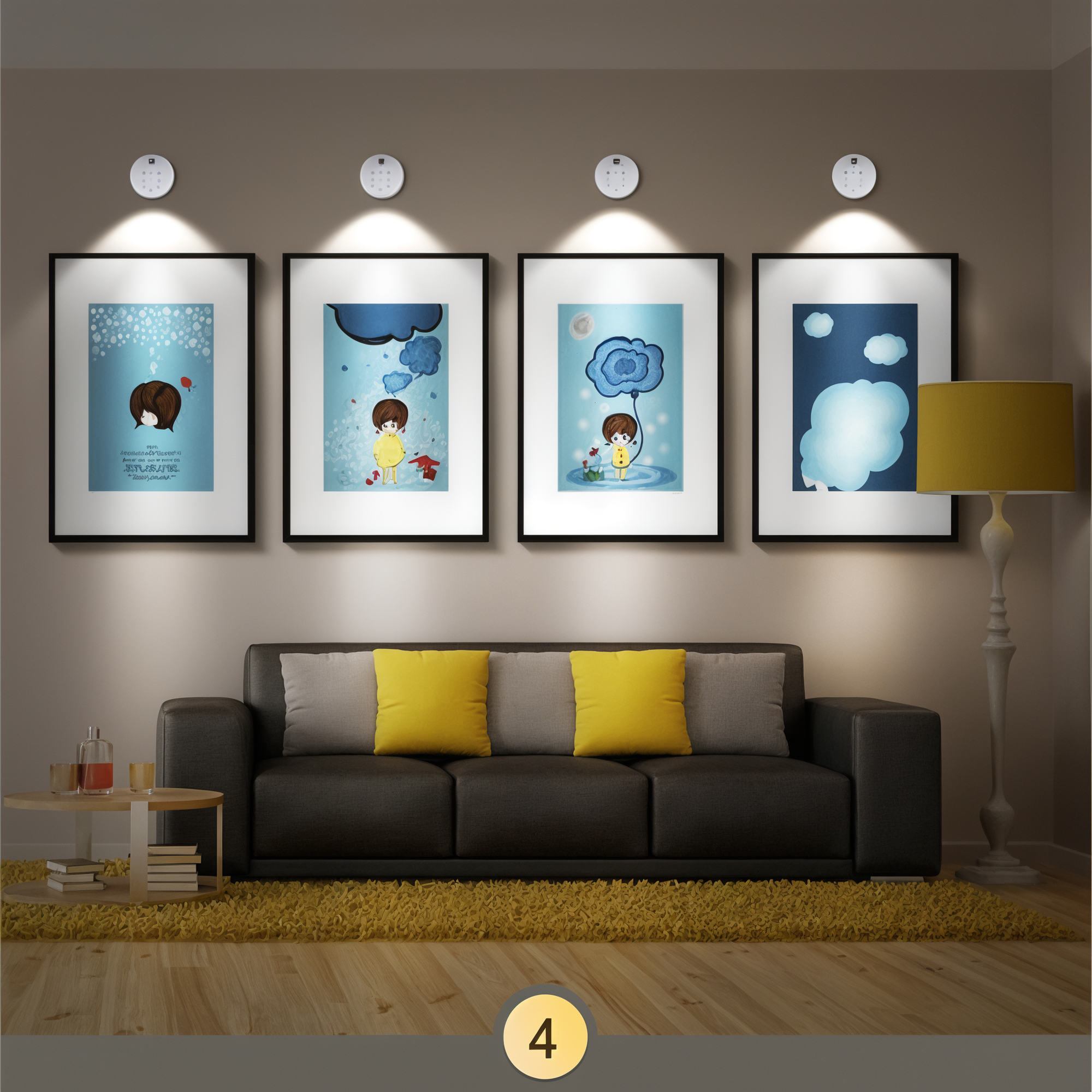 Trådlöst Accentljus  | Skapa den perfekta hemmagluggen på natten — inga sladdar, inga verktyg behövs