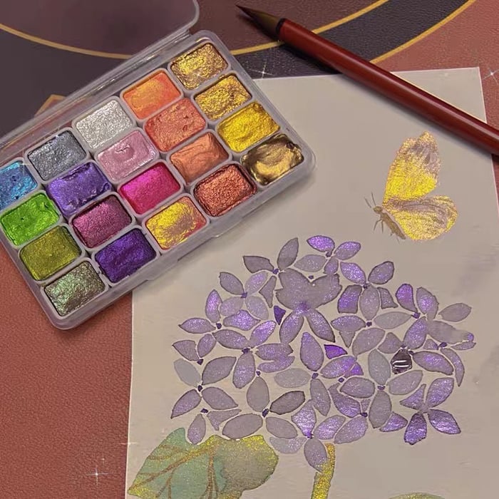 Pearlized Watercolor Set