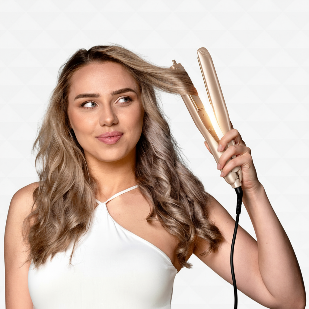 2-i-1 Plattång | Styla ditt hår som ett proffs på några sekunder