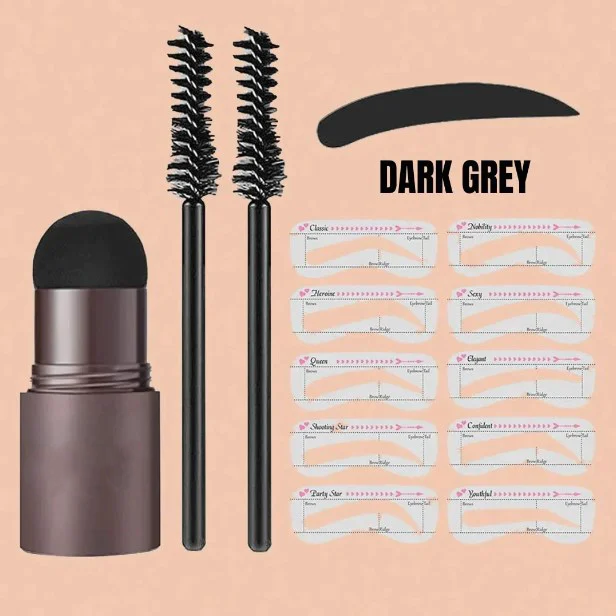 Kit de estampado de cejas | Dibuja cejas hermosas y simétricas en solo segundos