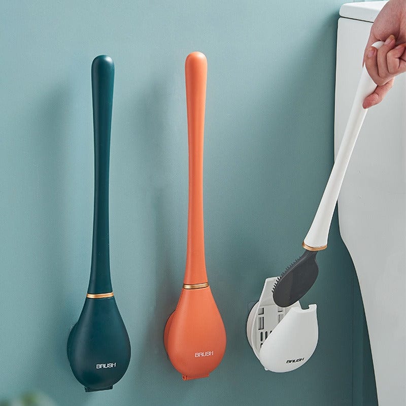 Silicone Toilet Brush | Give your toilet a sparkling clean even in the hardest-to-reach corn