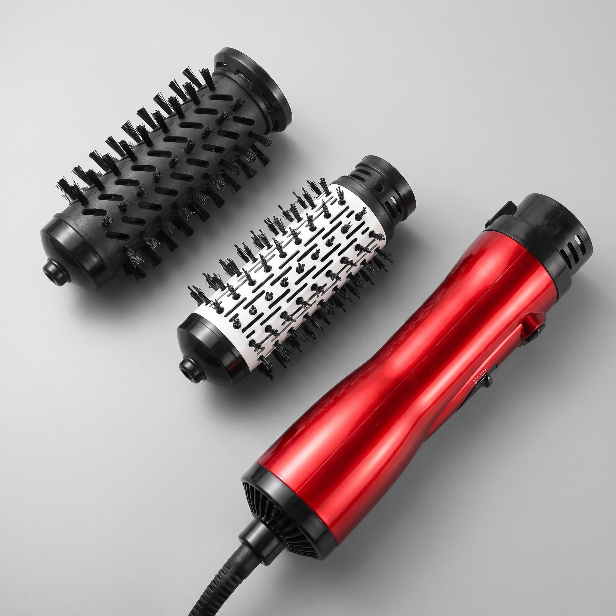 Styler de păr 3-în-1 | Obține coafuri demne de salon în doar câteva secunde – 💇 3 instrumente într-un singur dispozitiv compact; ⚡ Se încălzește în 30 de secunde; 🔥 Fără deteriorare termică, fără frizz; ✨ Rezultate netede și elegante