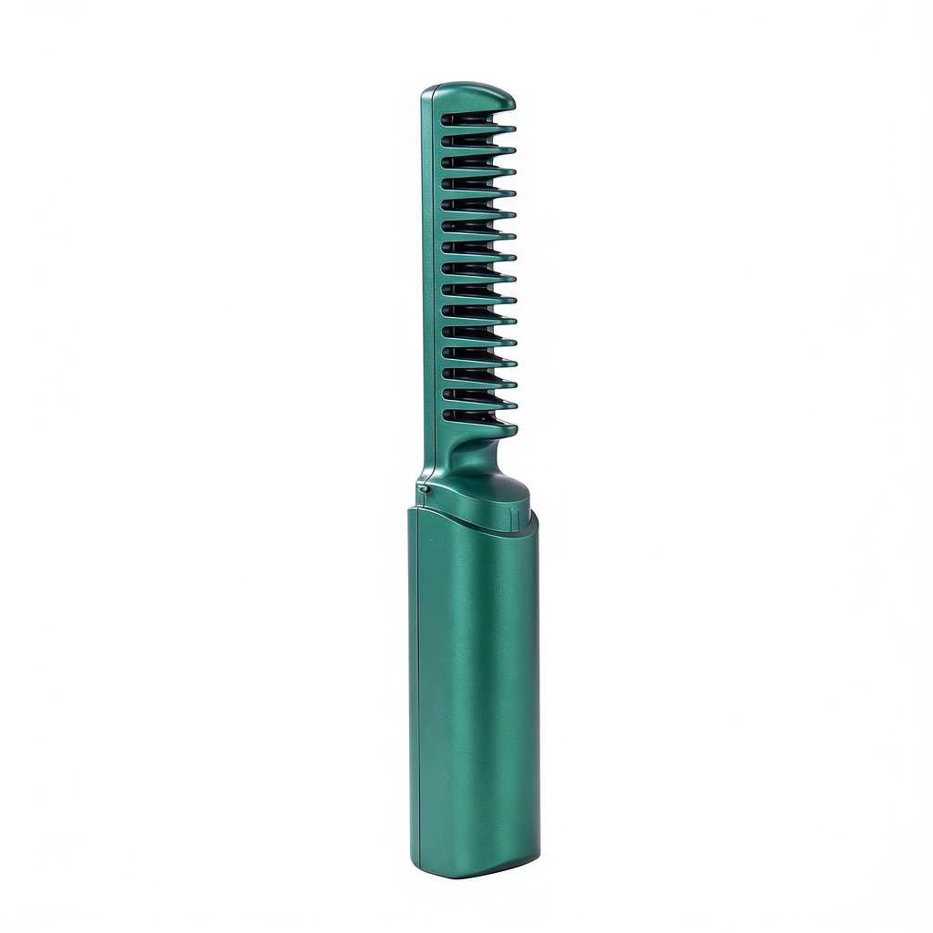 Cordless Straightening Brush in Green