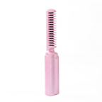 Cordless Straightening Brush in Pink