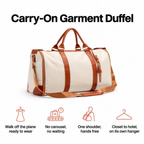 Carry-On Garment Duffel: walk off the plane ready to wear