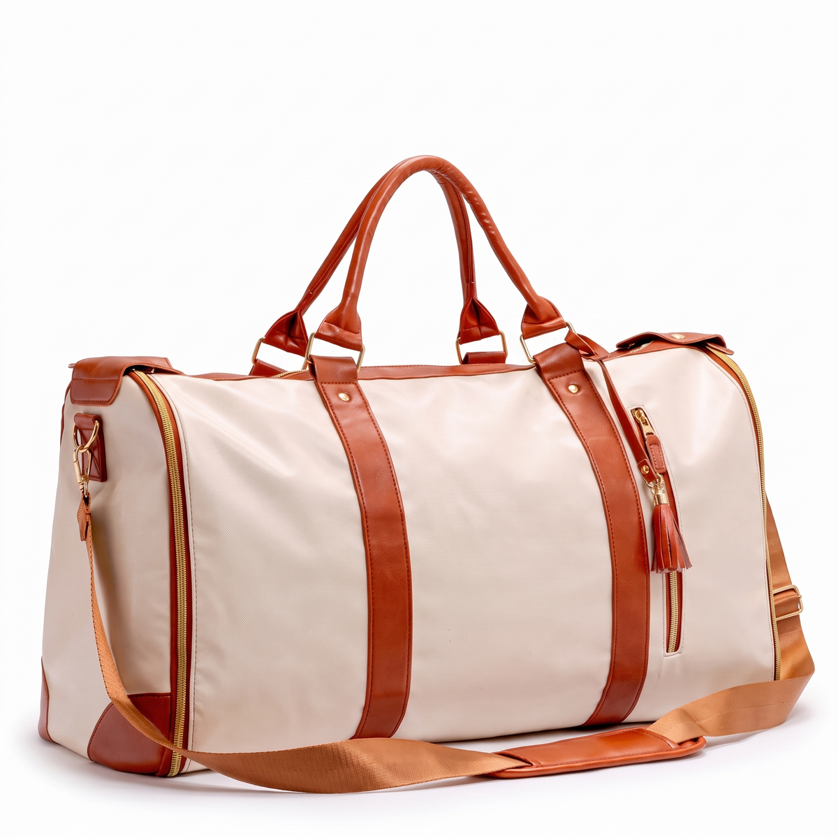 Carry-On Garment Duffel in Beige