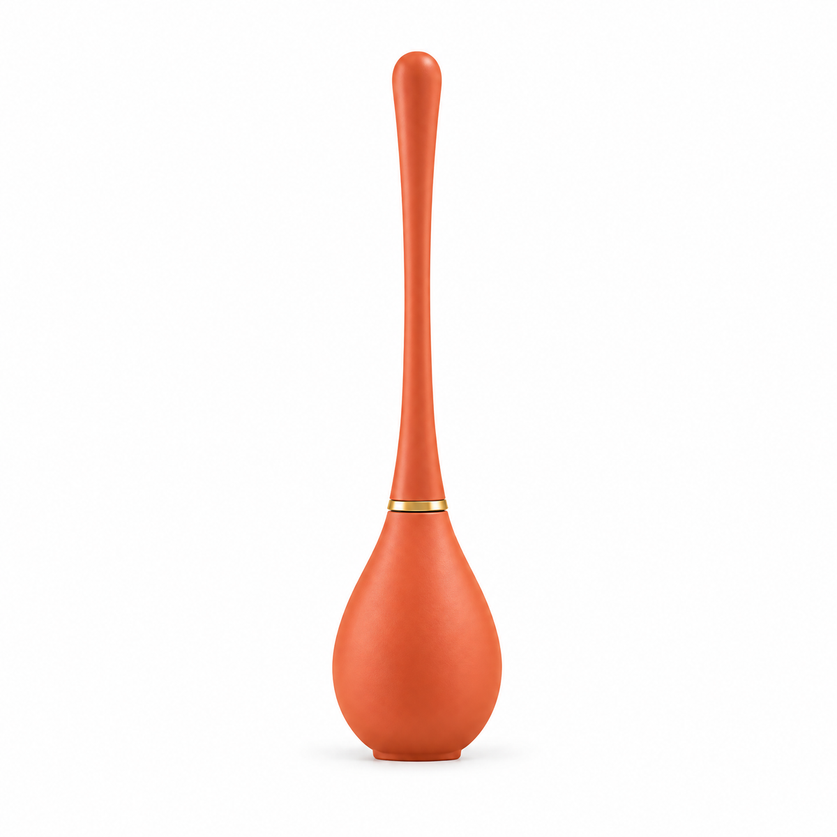 Flexible Silicone Toilet Brush in Orange