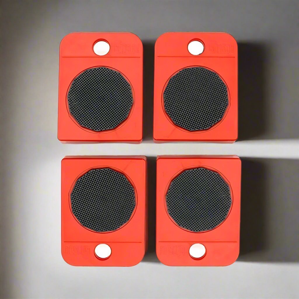 Zvedák nábytku na kolečkách | Snadno přesuňte těžký nábytek bez rizika zranění zad (4 kolečka + 1 zvedák v balení)