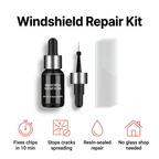 Windshield chip repair kit with resin