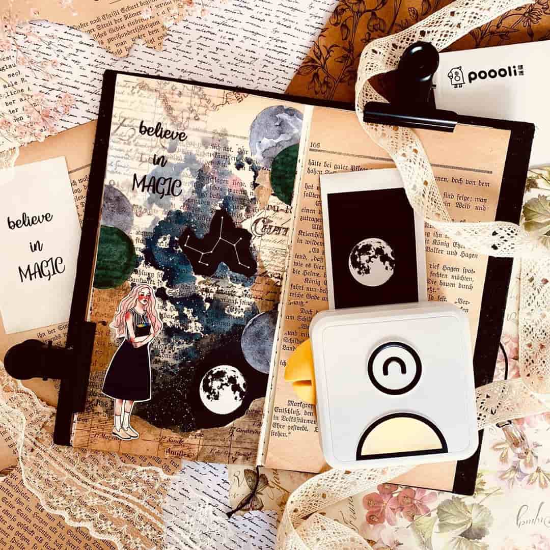 Bläckfri Mini Skrivare PoooliPrint™ | Skriv ut dina anteckningar och idéer direkt var du än är