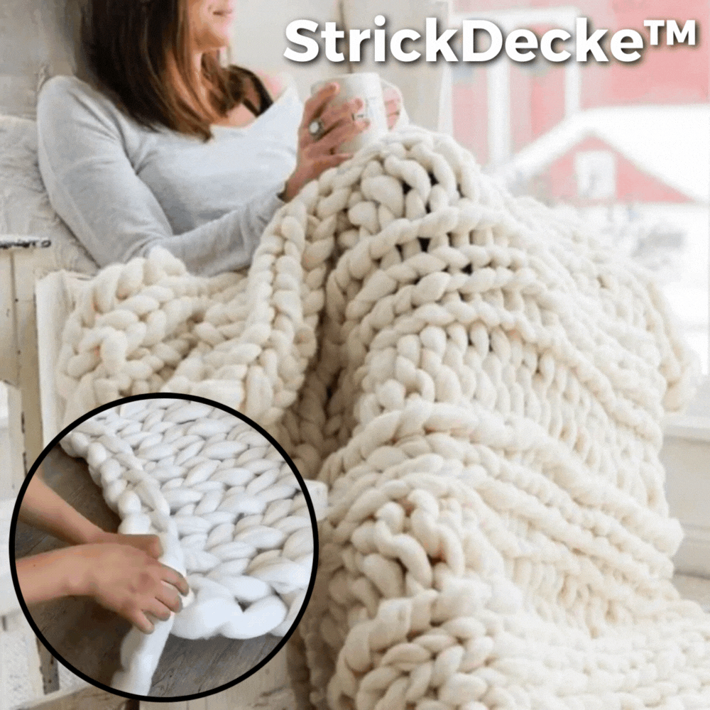 【ULTIMA ZI DE REDUCERI】StrickDecke™ - Împletește-ți propria pătură (de iarnă)!