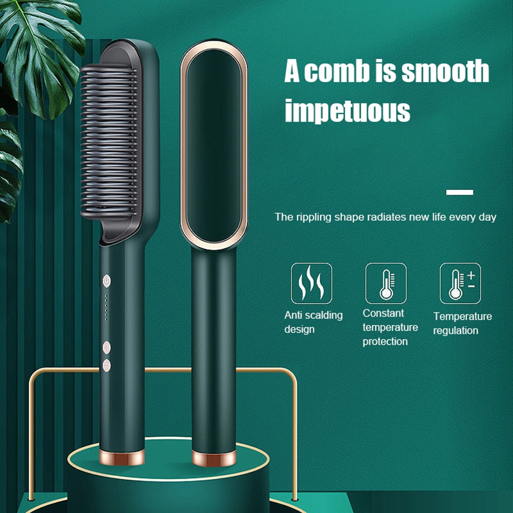 【ΤΕΛΕΥΤΑΙΑ ΜΕΡΑ ΕΚΠΤΩΣΗΣ】HotComb™ - Η βούρτσα που χτενίζει και ισιώνει τα μαλλιά σας