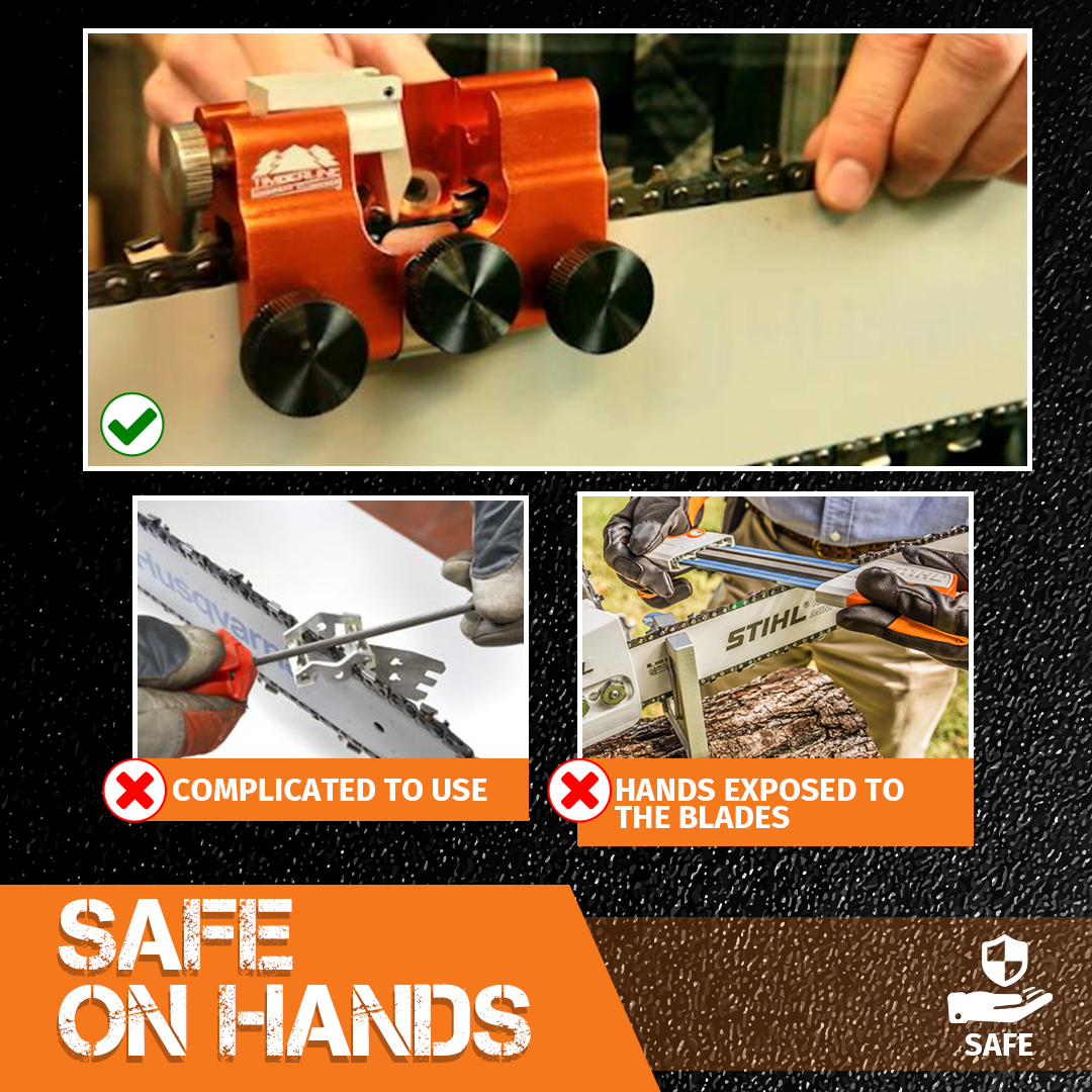 Přípravek na broušení řetězu motorové pily